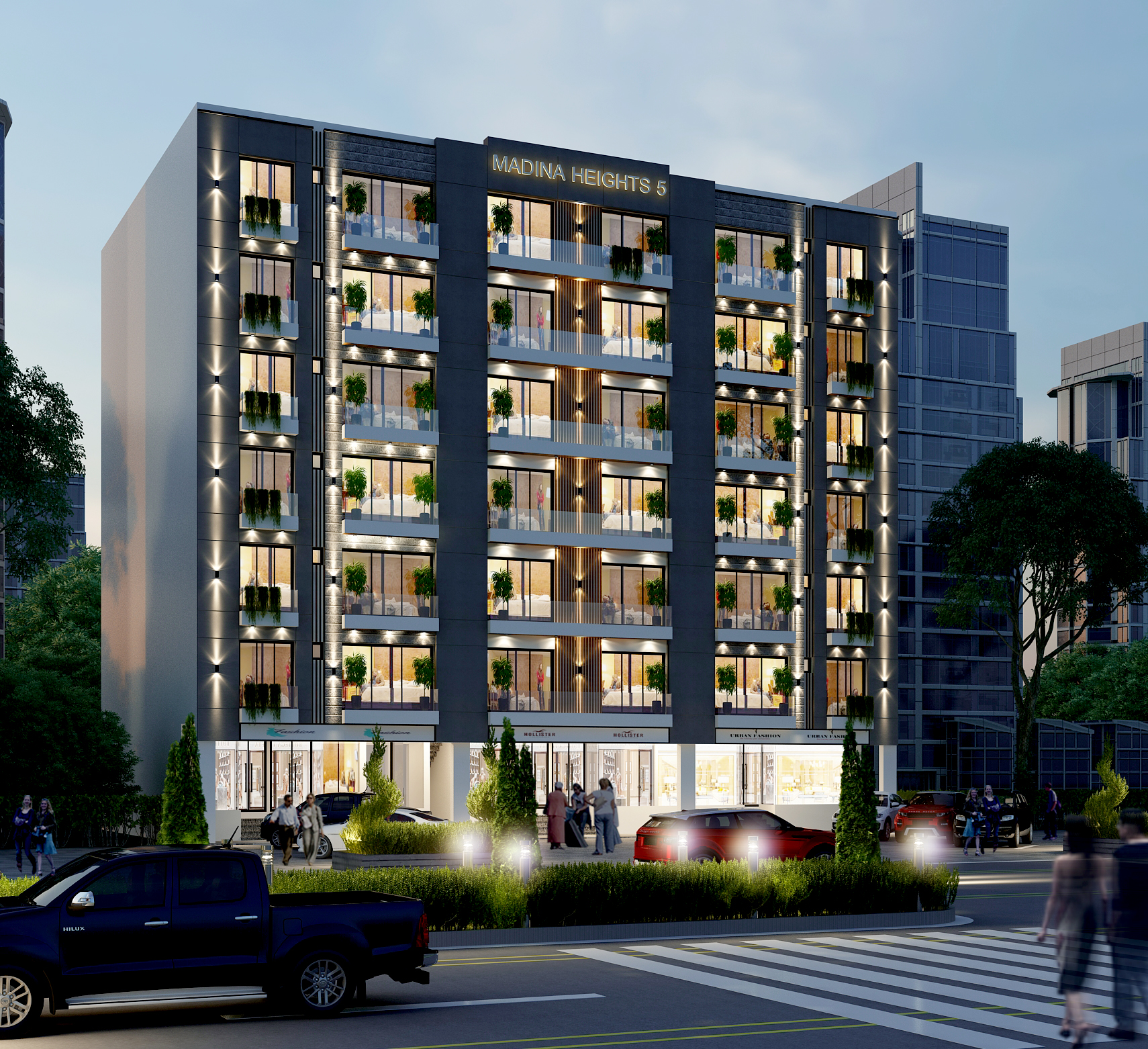 Madina Heights 5 in Bahria Town Lahore